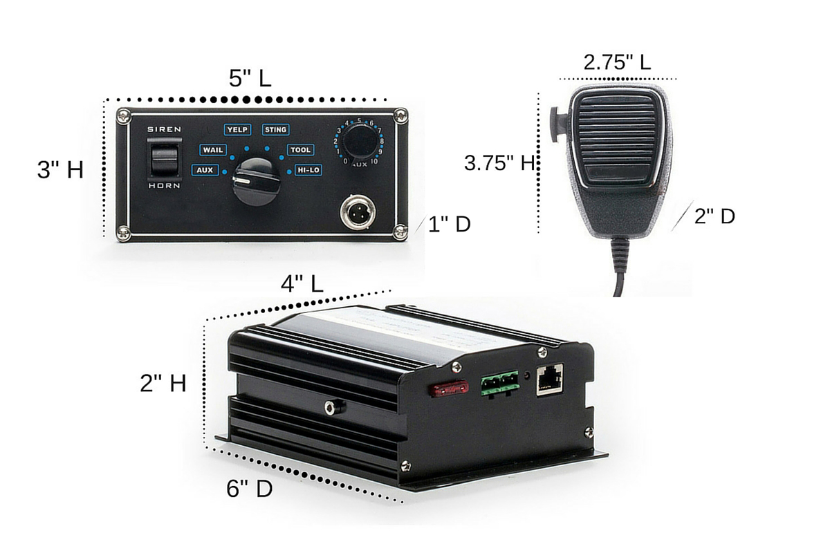 S-200 Control panel Police Siren