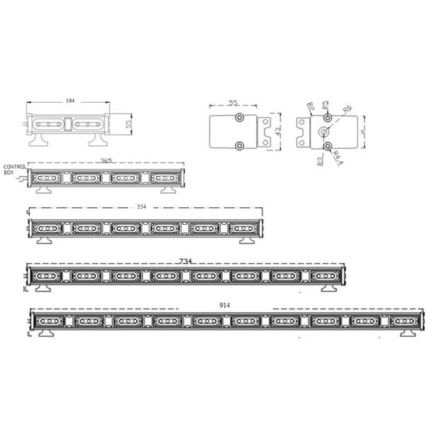 TBD328D-8 series LED light stick