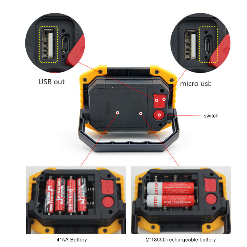 W840 COB LED portable work lamp