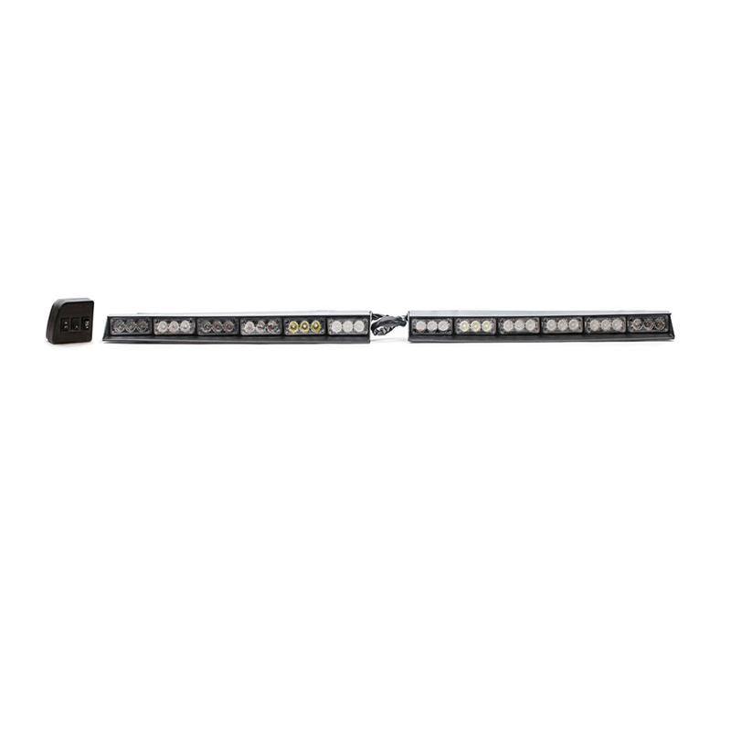 TBD-L625D Dual color visor bar