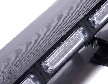 China Higher power LEDs super thin fully Aluminum dome lightbar,LED lightbar for police car