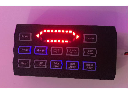 China Newly designed double layer GEN4 3W ultra-thin LED lightbar